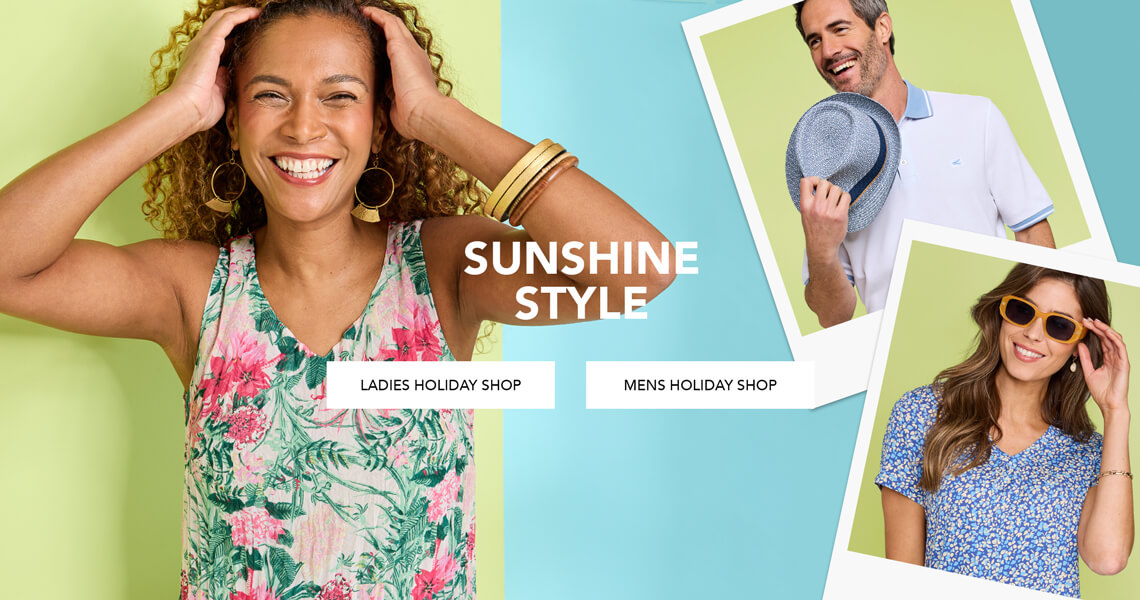 Sunshine style from our Holiday Shop